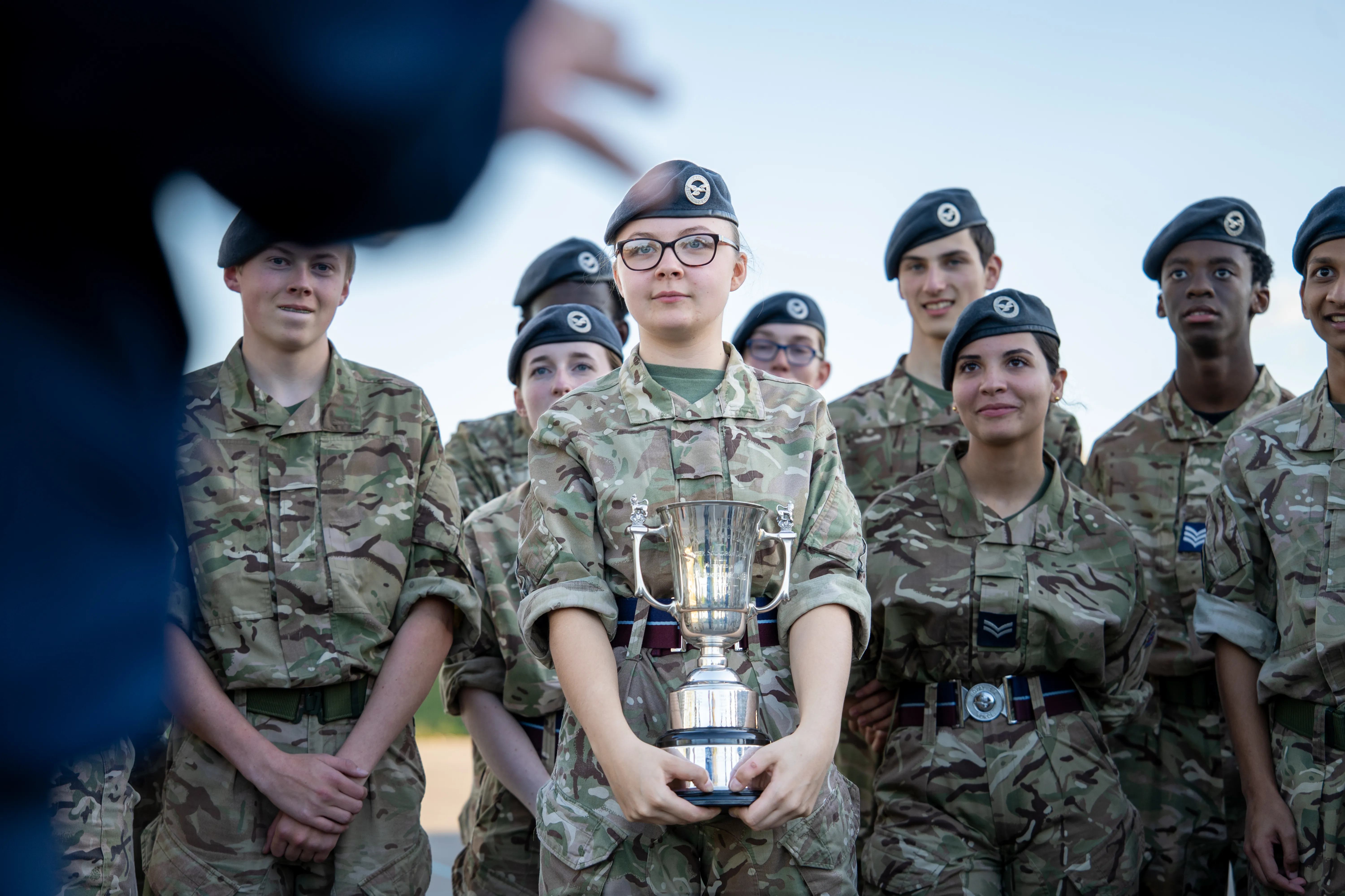 Cadets experiencing thrilling activities